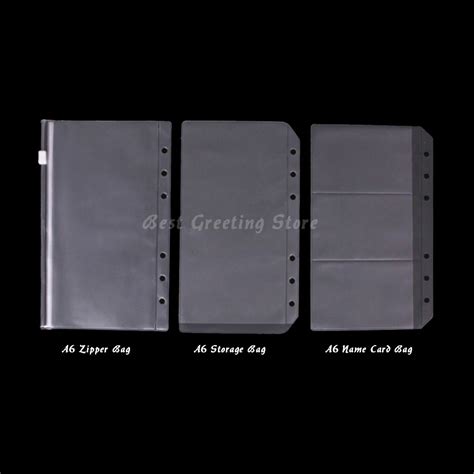 Aliexpress.com : Buy Clear A6 Ring Binder Pockets Wholesale filofax accessories,portable binder ...