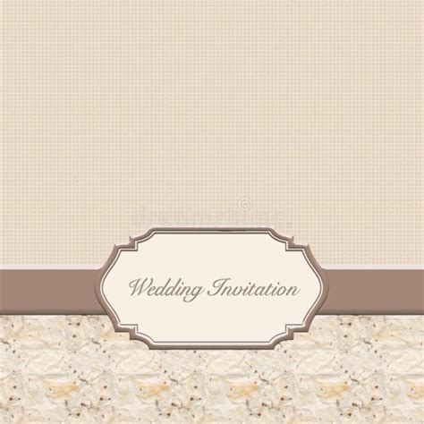 Beige wedding invitation editorial photography. Illustration of decorations - 183895722