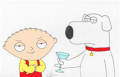 Brian and Stewie colour by KelliCFreeman on deviantART