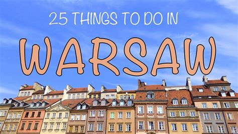 25 Things to do in Warsaw, Poland | Top Attractions Travel Guide | Travel guide, Expedia travel ...