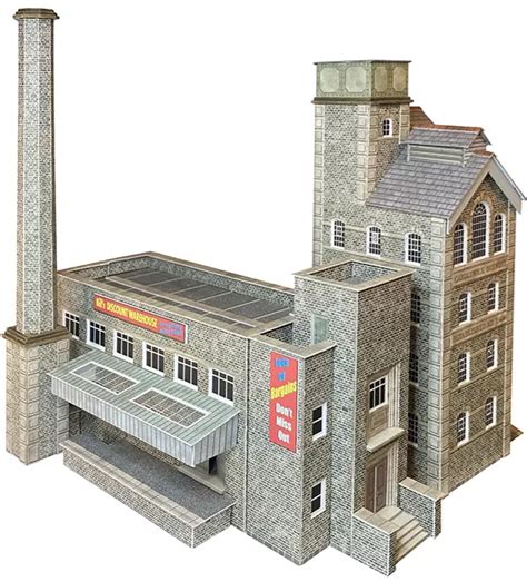 Metcalfe Models PN187 N Old Factory Building Kit – Rails of Sheffield