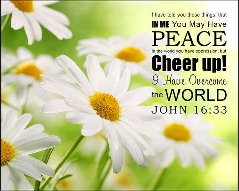 John 16:33 - Be of Good Cheer - Free Bible Verse Art Downloads - Bible Verses To Go