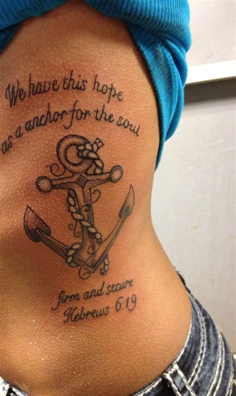 Hebrews 6:19. My newest tattoo.