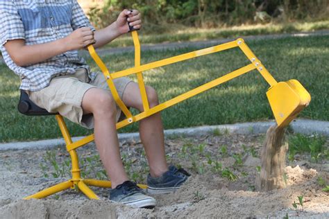 Suses Kinder Metal Digger a Toy Backhoe for Sandbox Beach Snow Playground Yellow * Check out ...