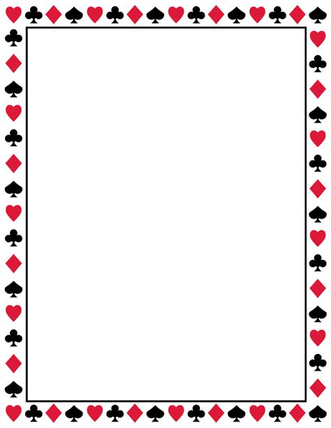 The Sketchpad: Playing Cards Border