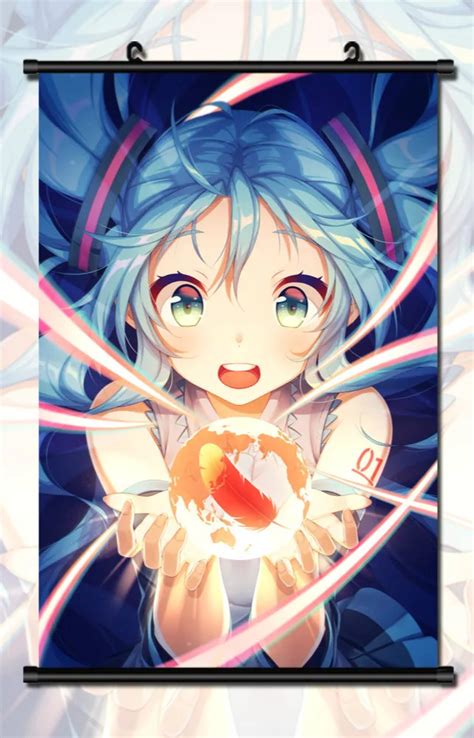 VOCALOID Hatsune Miku Japanese Anime Home Decor Wall Scroll Poster ...