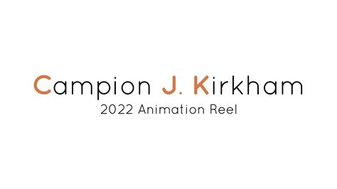 Campion Kirkham | Motion Graphics Animator