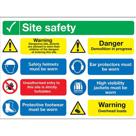 Hazard Signs | Multi Message Signs | Safety Signage | Safety, Workwear ...