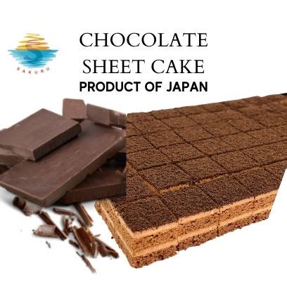 JAPAN CHOCOLATE SHEET CAKE 54 | Sakuru Japanese Mart