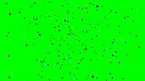 4K Green Screen Confetti Animation Confetti Chroma key free copyright - YouTube