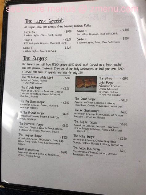 Menu at Bubby's Sports Bar & Grille, Maysville