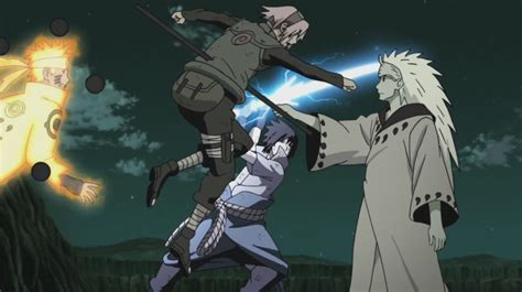 Naruto Sasuke Sakura vs Madara by weissdrum on DeviantArt