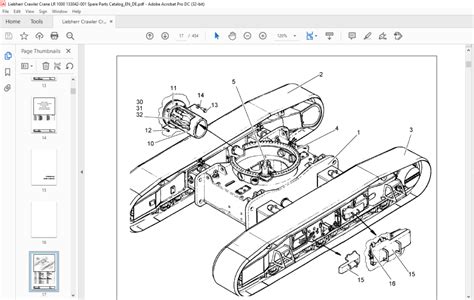 Liebherr Crawler Crane LR 1100 Spare Parts Catalogue Manual 133042 - PDF DOWNLOAD - HeyDownloads ...