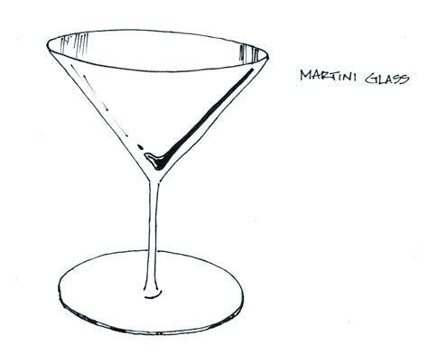 Cocktail Glass Drawing at PaintingValley.com | Explore collection of ...