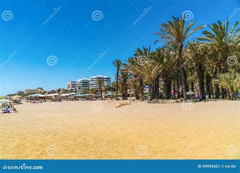 Benalmadena Beach And Promenade. Editorial Photo | CartoonDealer.com ...