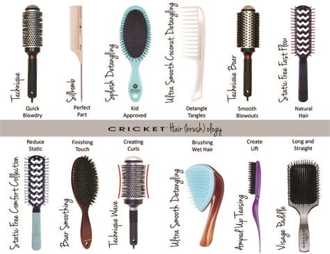 Cricket Hair(brush)ology- A guide for what brush is the correct one to ...