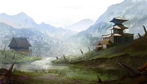 japan village by B-Zuleta on DeviantArt