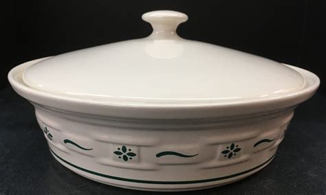 Longaberger Woven Traditions Heritage Green 2 Quart Casserole Dish