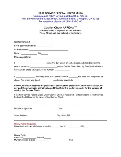 Cashiers Check Template Pdf ≡ Fill Out Printable PDF Forms Online