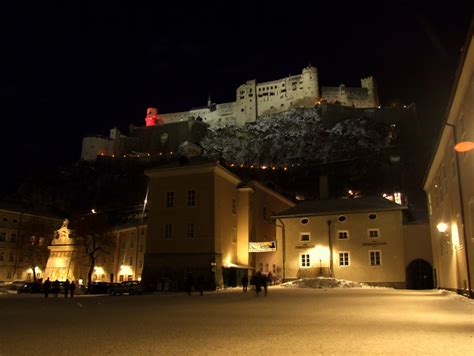 Night Salzburg Free Stock Photo - Public Domain Pictures