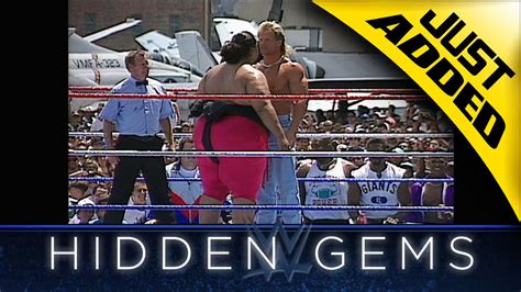 Lex Luger arrives via helicopter in hopes of slamming Yokozuna in rare WWE Hidden Gem: Stars ...