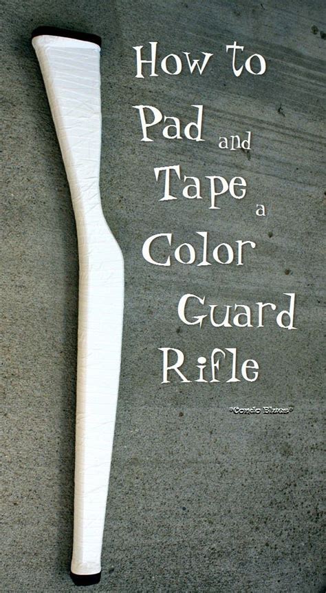 How to pad and tape a color guard rifle – Artofit