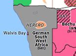 Herero Wars | Historical Atlas of Sub-Saharan Africa (11 June 1904) | Omniatlas