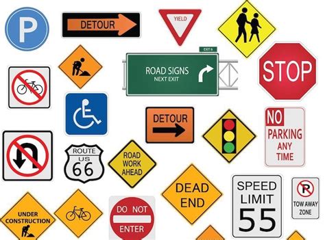 Shape And Color Of Road Signs - DMV Test Pro