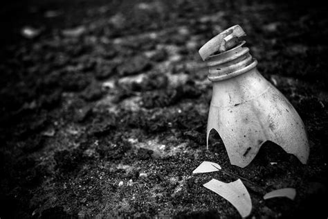 Broken Plastic Bottle Photograph by Natapol Chananuwong