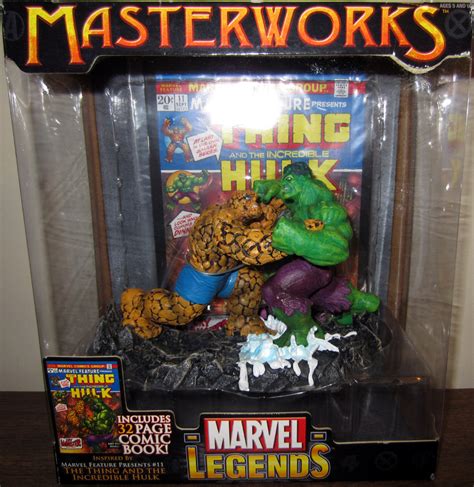 The Thing Incredible Hulk Marvel Legends Masterworks action figures