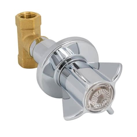 EZ-FLO Single-Handle Shower Valve, Chrome 10497N - The Home Depot