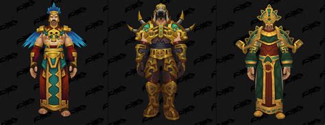 Battle for Azeroth Armor - Warfronts, Dark Iron, Zandalari Troll, Orc ...