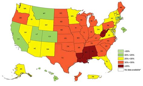 Adult Obesity Prevalence Maps | Overweight & Obesity | CDC