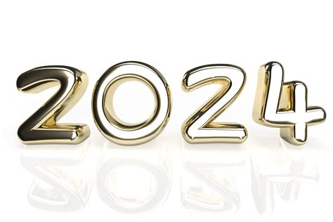 Numbers 2024 In 3D, Png Free Stock Photo - Public Domain Pictures