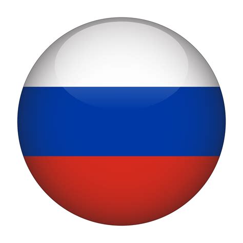 Russia 3d Rounded Flag PNGs for Free Download