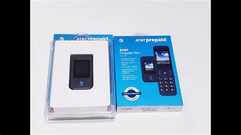 AT&T Cingular Flex 4G Unboxing Prepaid Flip phone - YouTube