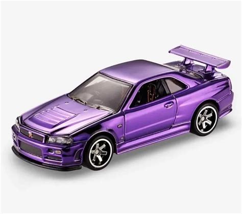 Hot Wheels RLC Nissan skyline gtr R34 purple plandetransformacion ...