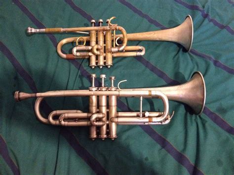 I made an Eb trumpet from an old parts horn : somethingimade