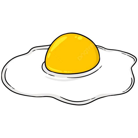 Cartoon Sunny Side Up, Cartoon Clipart, Sunny Clipart, Sunny Side Up Egg PNG Transparent Clipart ...