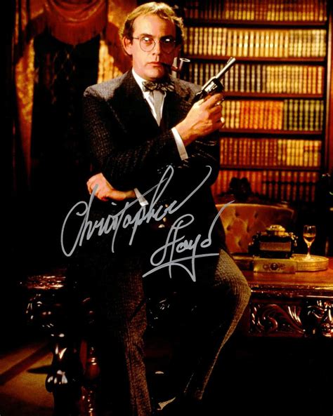 Christopher Lloyd Autographed 8x10 as Professor Plum in Clue – Icon Autographs