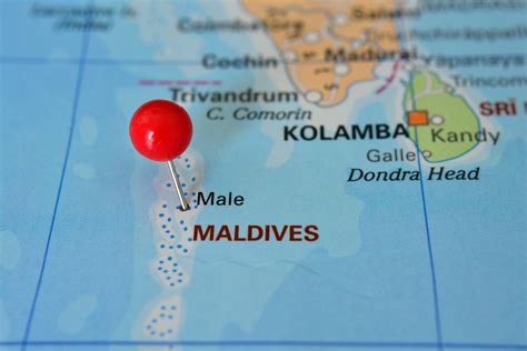 Map Of The Maldives On The World Map - Abbe Lindsy