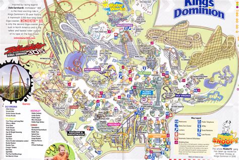 Kings Dominion Park Map