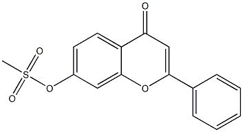 4H-1-Benzopyran-4-one, 7-[(methylsulfonyl)oxy]-2-phenyl- synthesis - chemicalbook