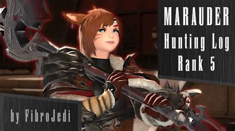 FFXIV Marauder Hunting Log Rank 5 | All Targets with Maps