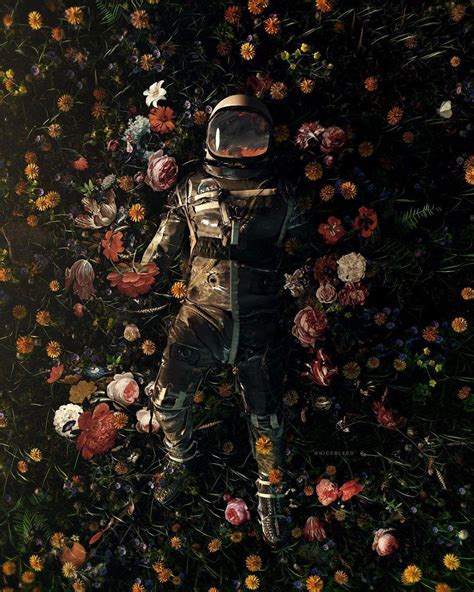 Astronaut Flower Wallpapers - Top Free Astronaut Flower Backgrounds ...