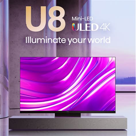 65/164cm UHD 4K Mini LED TV Hisense 65U8HQ | Naruči online Tehnomag.com