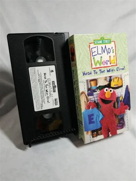 SESAME STREET ELMO'S World VHS Video Tape Head To Toe With PBS £4.67 - PicClick UK