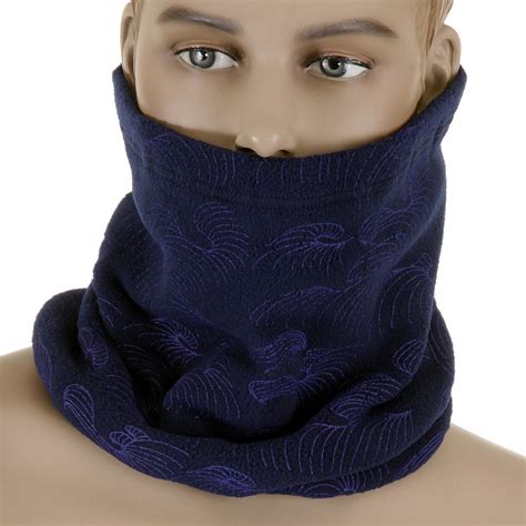 Buy Mens Fleece Navy Snood Neck Warmer by RMC Jeans UK