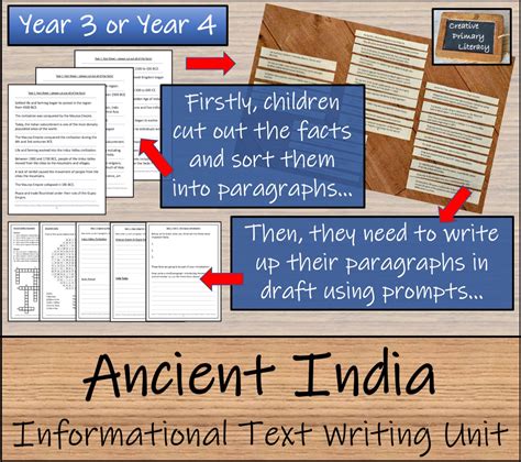 Year 3 or Year 4 Ancient India Informational Writing Unit | Teaching ...