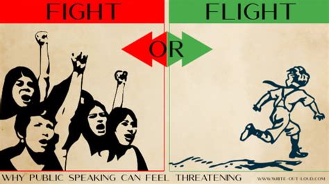 The fight or flight response and public speaking fear explained